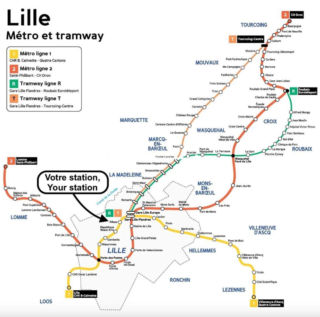 Апартаменти Vieux Lille Triplex De 100 M2 Екстер'єр фото
